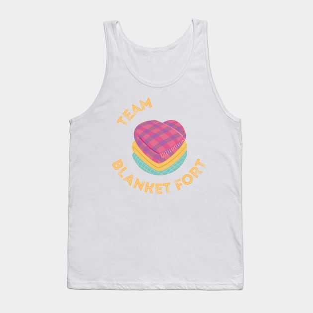 Team Blanket Fort Tank Top by nathalieaynie